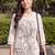 women ethnic motifs embroidered regular thread work cotton kurta with trousers