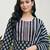 women printed regular cotton kurta with trousers & with dupatta