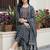 women printed regular cotton kurta with trousers & with dupatta