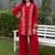 women ethnic motifs embroidered regular thread work kurta with palazzos