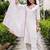 women floral embroidered regular thread work kurta with trousers & with dupatta
