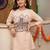 women printed regular kurta with trousers