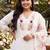 women floral embroidered regular thread work kurta with trousers & with dupatta