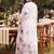 women floral embroidered regular thread work kurta with trousers & with dupatta