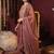 women ethnic motifs embroidered regular kurta with trousers & with dupatta
