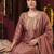 women ethnic motifs embroidered regular kurta with trousers & with dupatta
