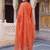 women floral embroidered regular thread work cotton kurta with trousers & with dupatta