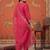 women ethnic motifs embroidered regular kurta with trousers & with dupatta