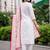 motifs embroidered regular thread work cotton kurta with trousers & with dupatta