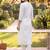 women floral embroidered thread work cotton kurta with trousers & dupatta