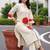 women floral printed regular cotton kurta with trousers