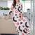 women printed regular cotton kurta with palazzos