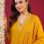 women regular gotta patti kurta with trousers & with dupatta