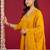 women regular gotta patti kurta with trousers & with dupatta