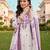 women floral embroidered regular thread work kurta with trousers & with dupatta