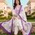 women floral embroidered regular thread work kurta with trousers & with dupatta