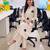 women printed regular cotton kurta with palazzos