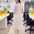 women printed regular cotton kurta with palazzos