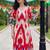 women printed regular cotton kurta with trousers