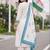 women floral embroidered regular thread work kurta with trousers & with dupatta