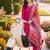 women ethnic motifs regular kurta with trousers & with dupatta