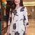 women floral printed regular kurta with trousers