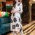 women floral printed regular kurta with trousers