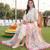women floral embroidered regular thread work kurta with trousers & with dupatta