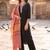women regular thread work kurta with trousers & with dupatta