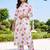 women printed regular cotton kurta with palazzos