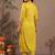 women ethnic motifs embroidered regular sequinned kurta with trousers