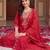 women ethnic motifs embroidered regular thread work kurta