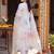 women floral embroidered regular thread work liva kurta with trousers & with dupatta