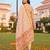women floral printed regular cotton kurta with trousers & with dupatta