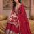 women ethnic motifs embroidered regular kurta with palazzos & with dupatta