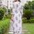women floral printed regular cotton kurta with trousers