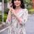 women floral printed regular cotton kurta with trousers