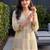 women ethnic motifs printed regular cotton kurta with trousers
