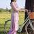 women floral printed angrakha cotton kurta with patiala & with dupatta