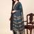 women regular thread work kurta with trousers & with dupatta