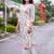 women floral printed regular cotton kurta with trousers
