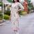 women floral printed regular cotton kurta with trousers