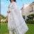 women ethnic motifs printed regular cotton kurta with trousers & with dupatta