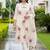 women floral printed regular cotton kurta with trousers & with dupatta