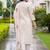 women floral printed regular cotton kurta with trousers & with dupatta