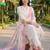 women floral embroidered kurta set with dupatta