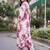 women floral printed regular kurta with trousers