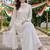 women embroidered regular sequinned kurta with palazzos & with dupatta