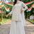 women embroidered regular sequinned kurta with palazzos & with dupatta