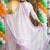 women ethnic motifs embroidered regular thread work cotton kurta with trousers & with dupatta